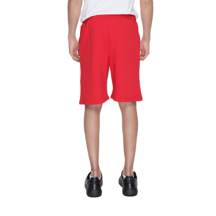 Icon Red Cotton Bermuda