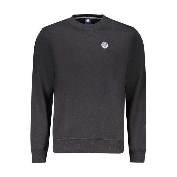 North Sails Black Cotton Sweatshirt