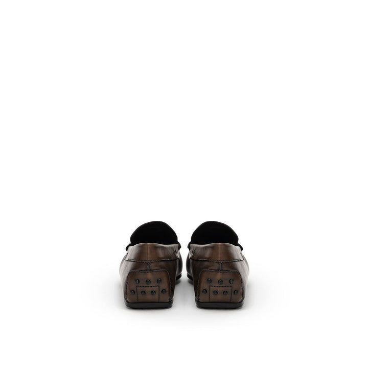 Tod's Brown Leather Moccassin