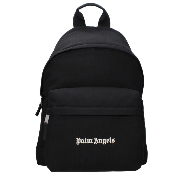 Palm Angels Black Fabric Backpacks