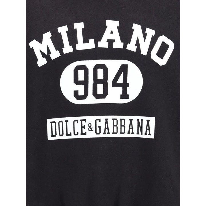 Dolce & Gabbana Cotton Hoodie with print