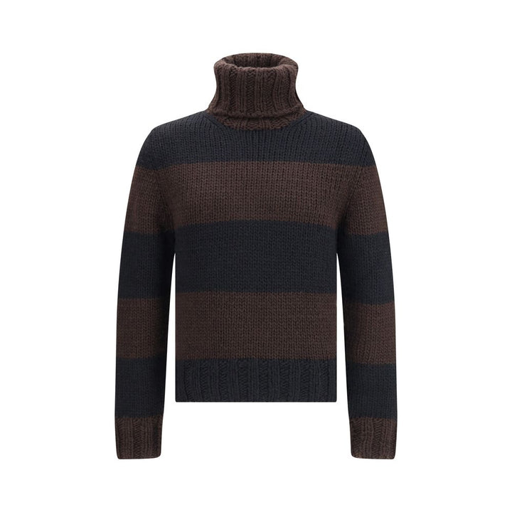 Dolce & Gabbana Striped Wool-Blend Turtleneck