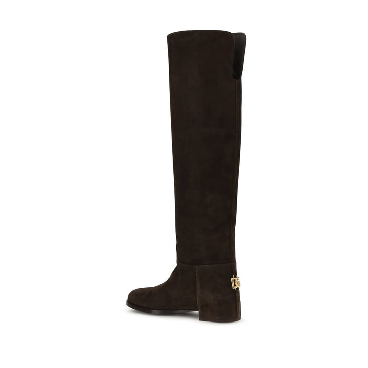 Dolce & Gabbana Suede High Boots