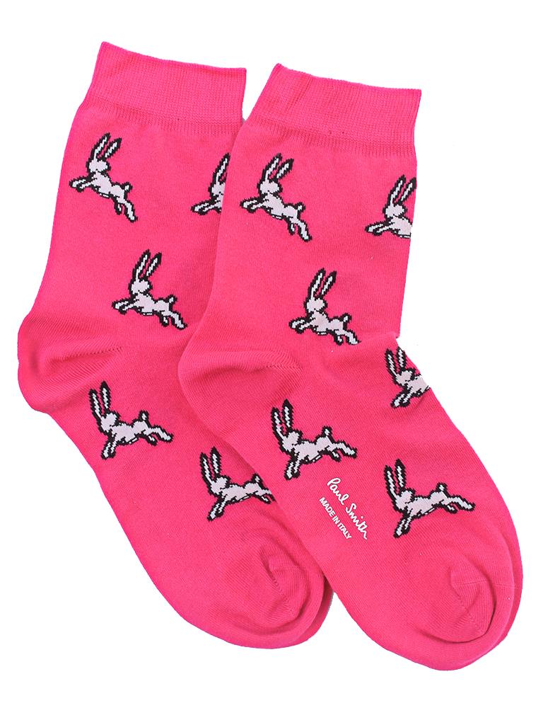 PAUL SMITH bunnies socks pink-1