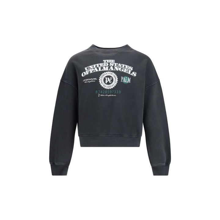 Palm Angels Dollar Loose Crew Vintage Sweatshir