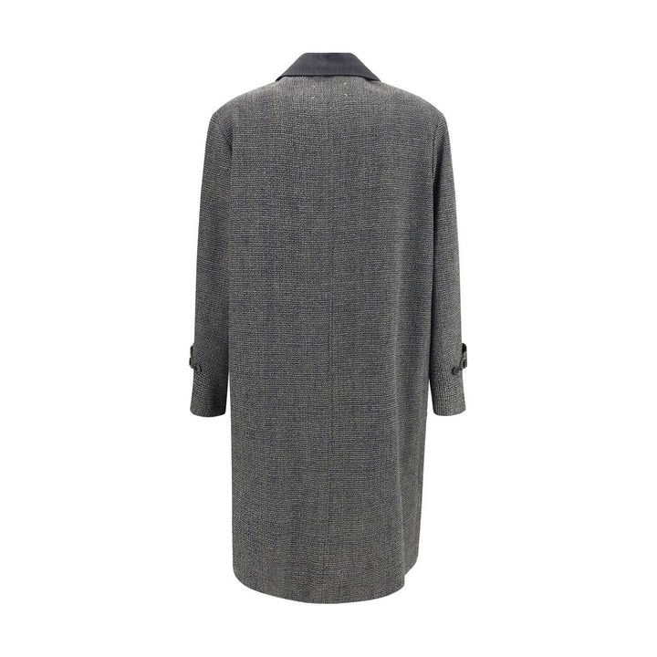 Margiela Single-breasted coat in virgin wool blend