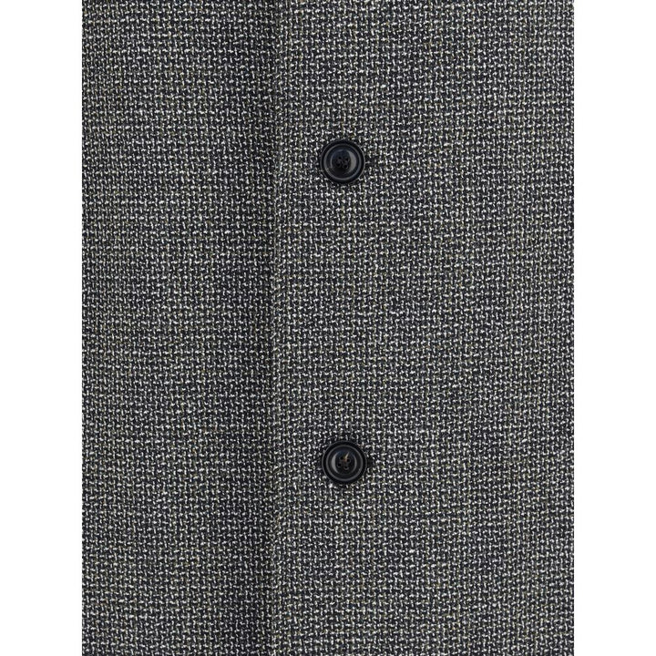 Margiela Single-breasted coat in virgin wool blend