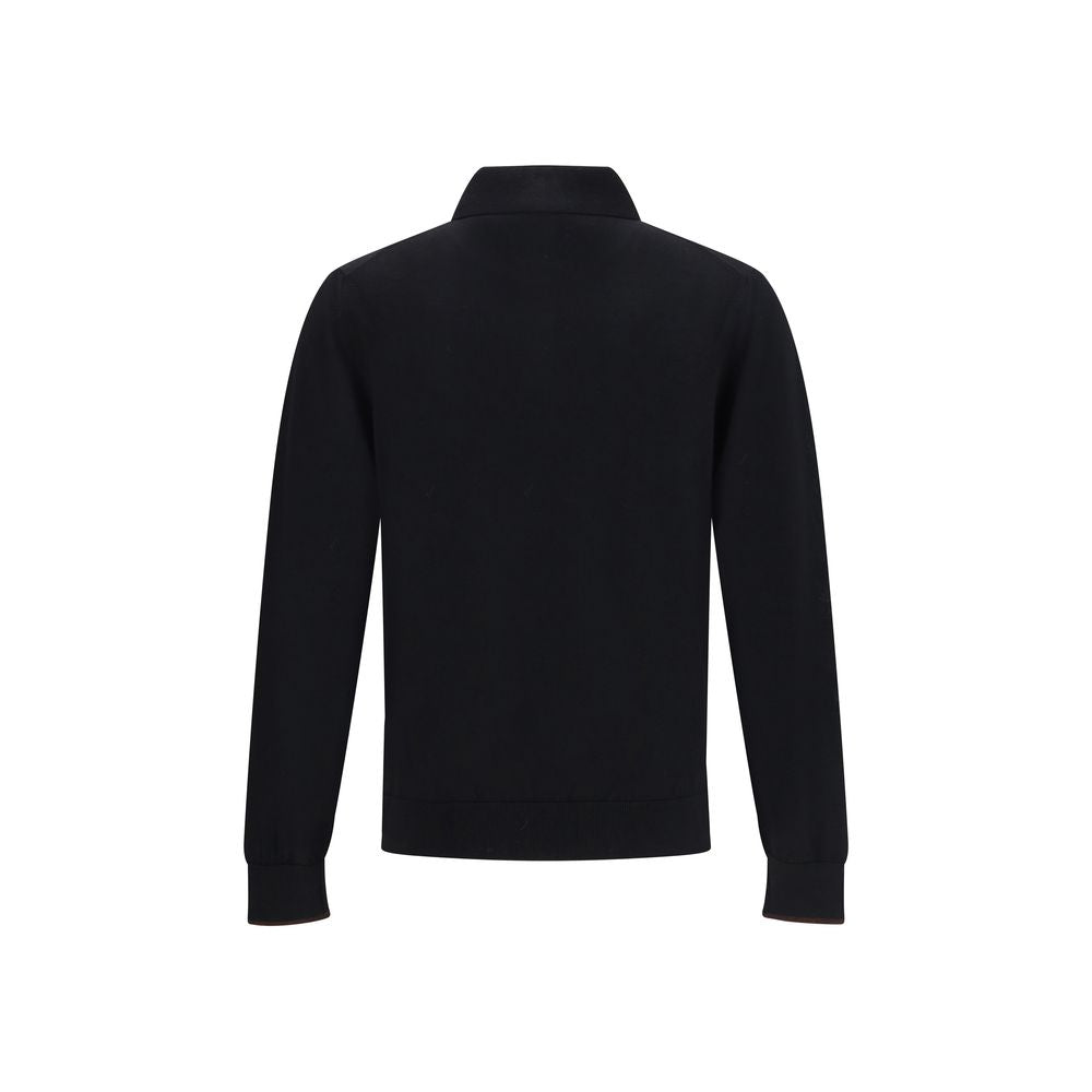 Cruna Knitted Long Sleeved Polo Shirt