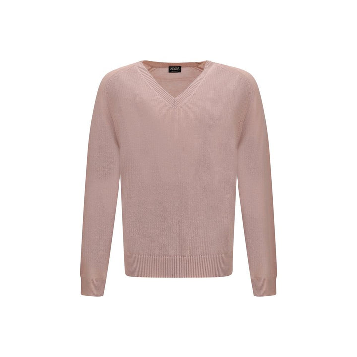 ZEGNA V-neck cashmere sweate