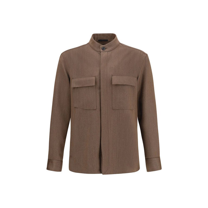 ZEGNA Wool Ovs-overshirt