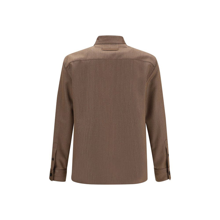ZEGNA Wool Ovs-overshirt