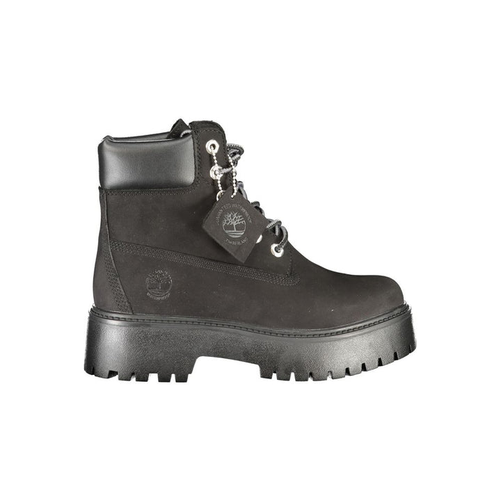 Timberland Black Polyester Ankle