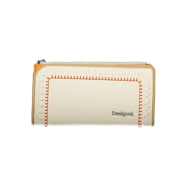 Desigual White Polyethylene Wallet