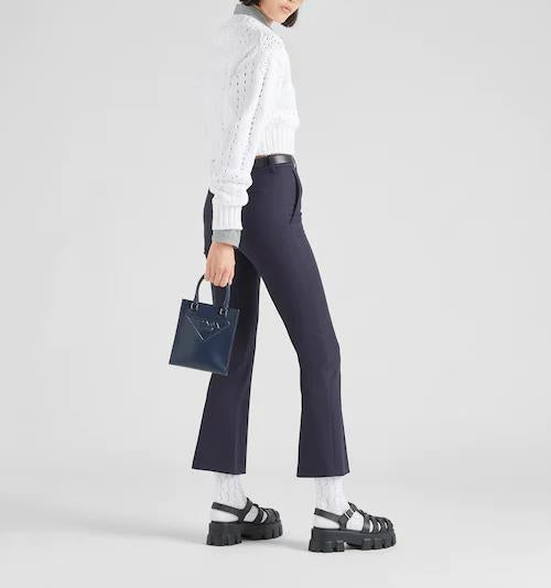 PRADA Gabardine trousers-4
