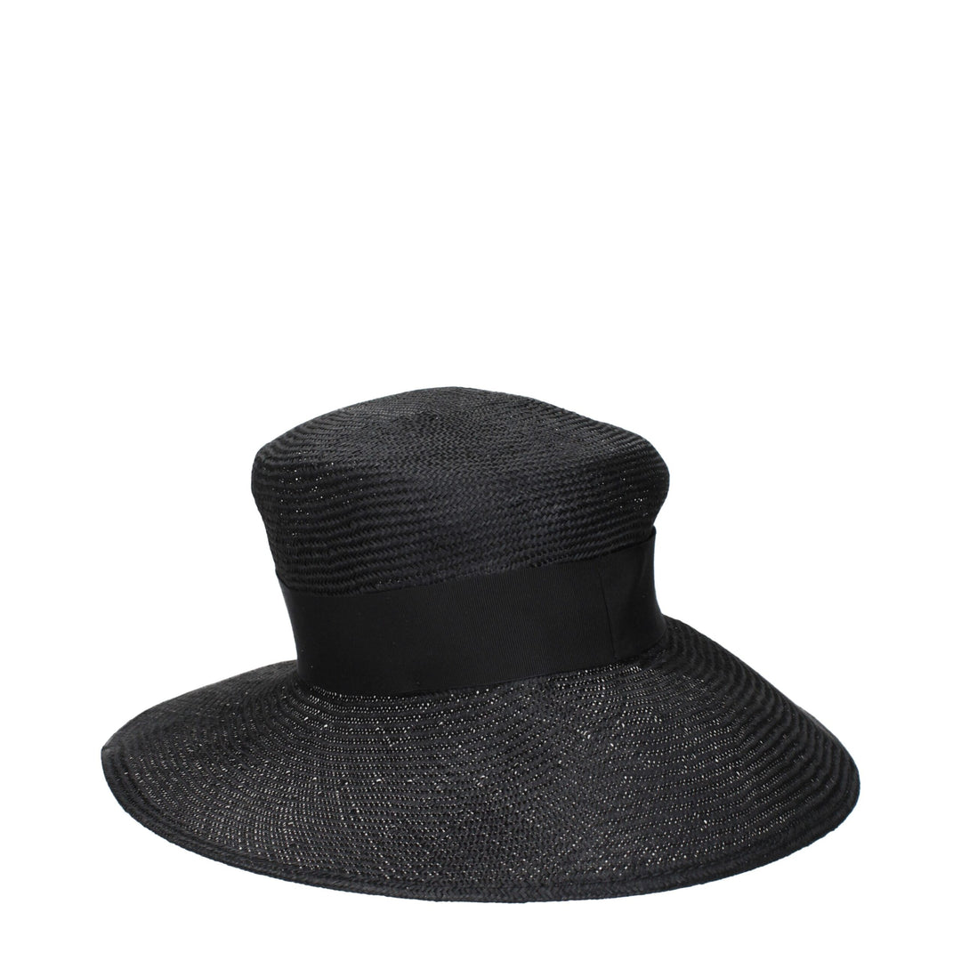 Max Mara Black Fibres Sunhats