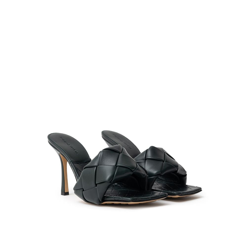 Bottega Veneta Green Leather Sandal
