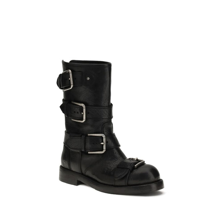 Dolce & Gabbana Buckled leather Boots