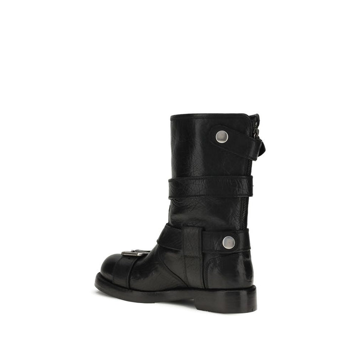 Dolce & Gabbana Buckled leather Boots