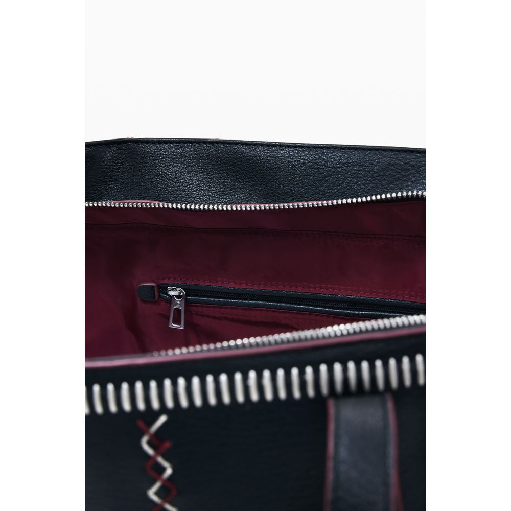 Desigual Black Polyethylene Handbag