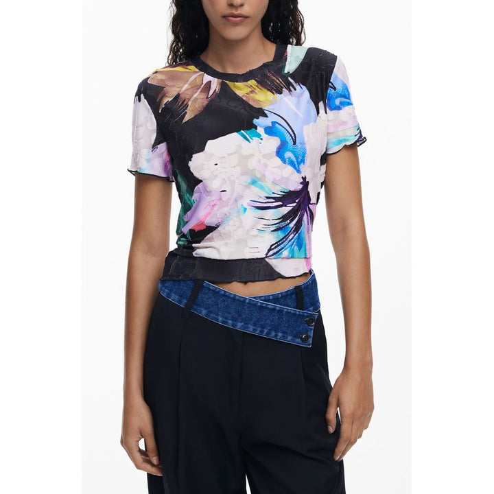 Desigual Black Polyester T-Shirt