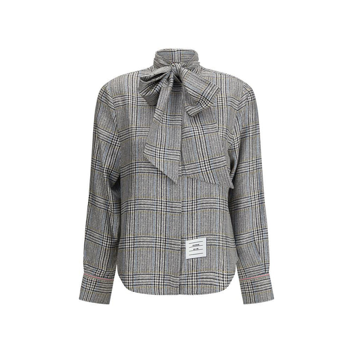 Thom Browne Hunting Tweed Silk Twill Shirt