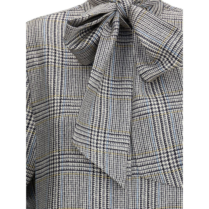 Thom Browne Hunting Tweed Silk Twill Shirt