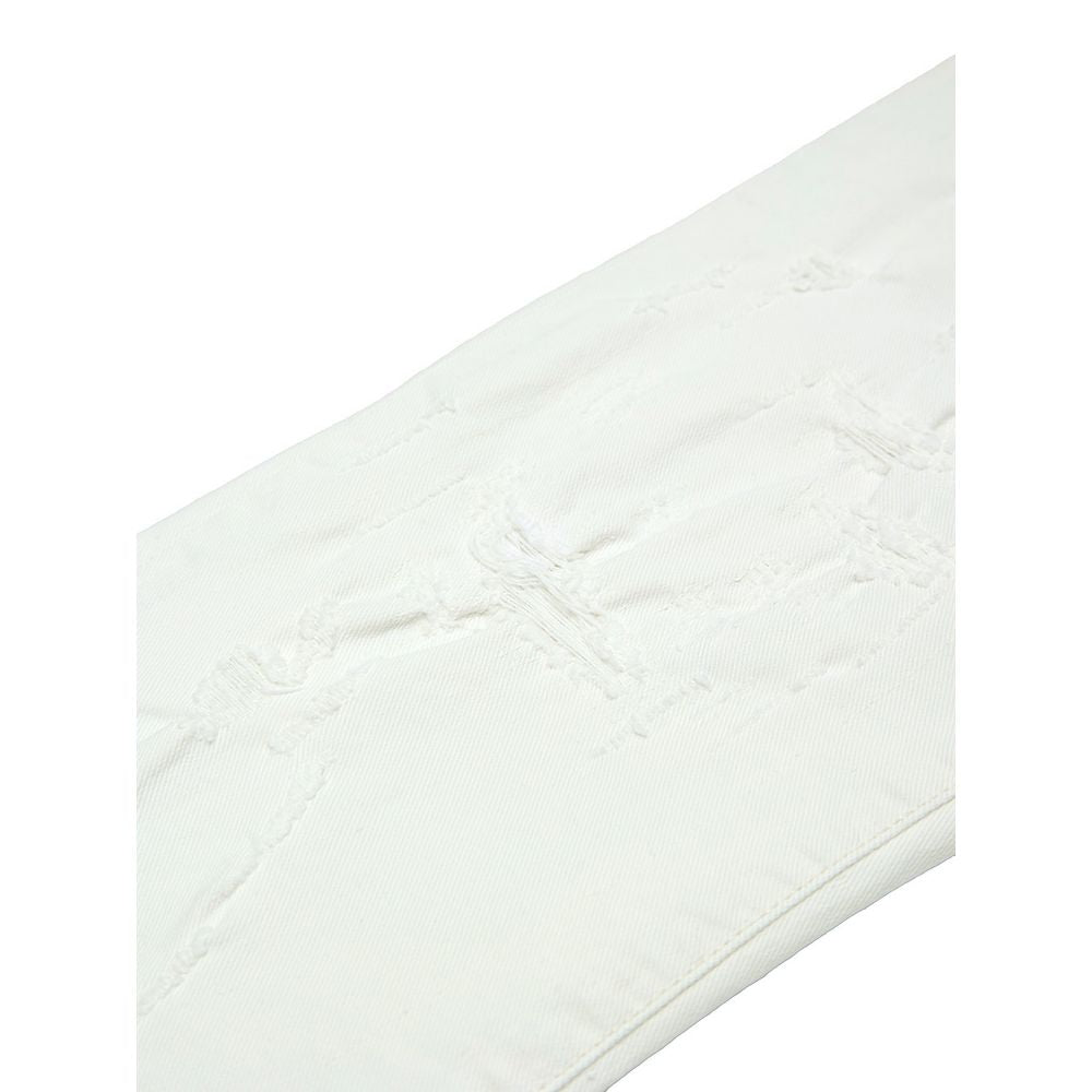 Jacob Cohen White Cotton Skinny Jean