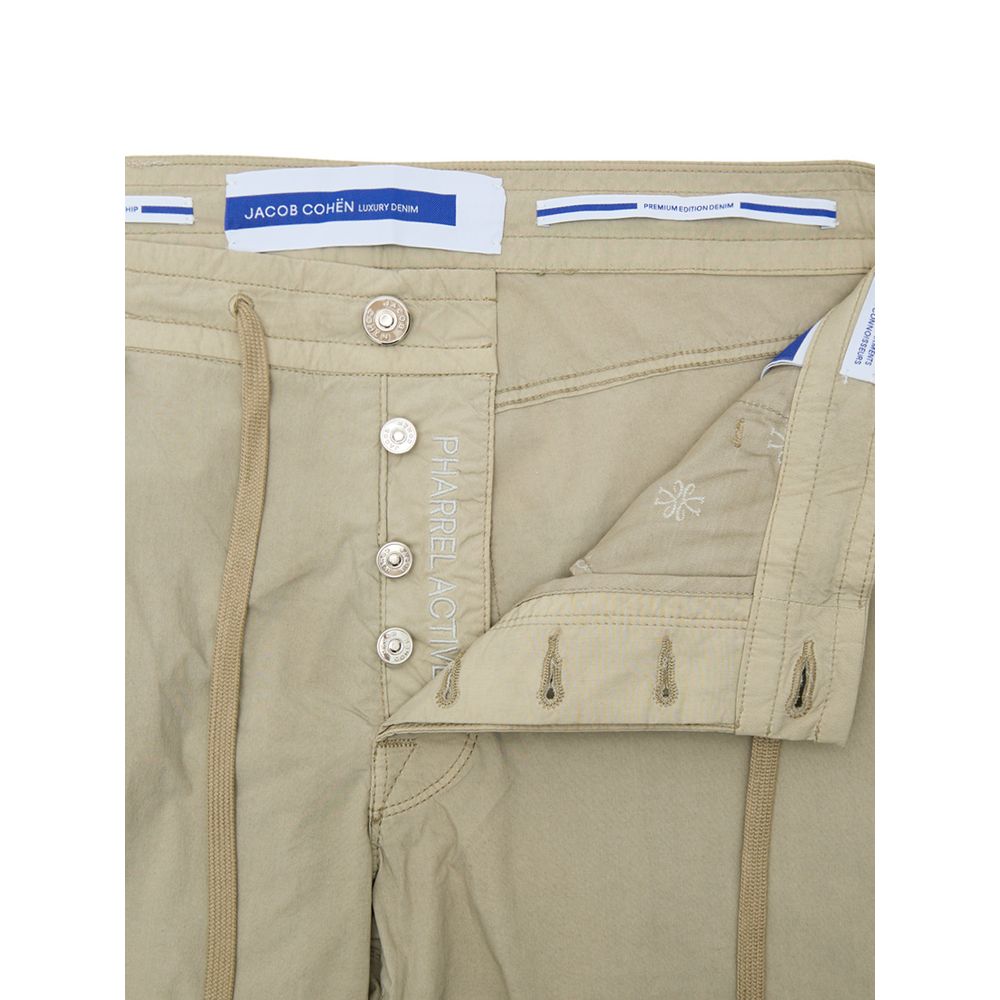 Jacob Cohen Beige Cotton Casual Pant