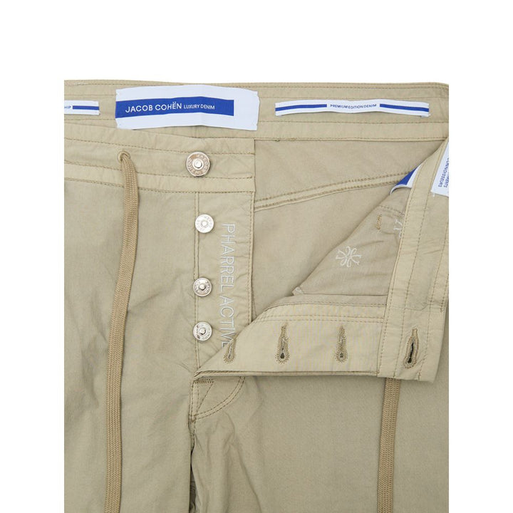 Jacob Cohen Beige Cotton Casual Pant