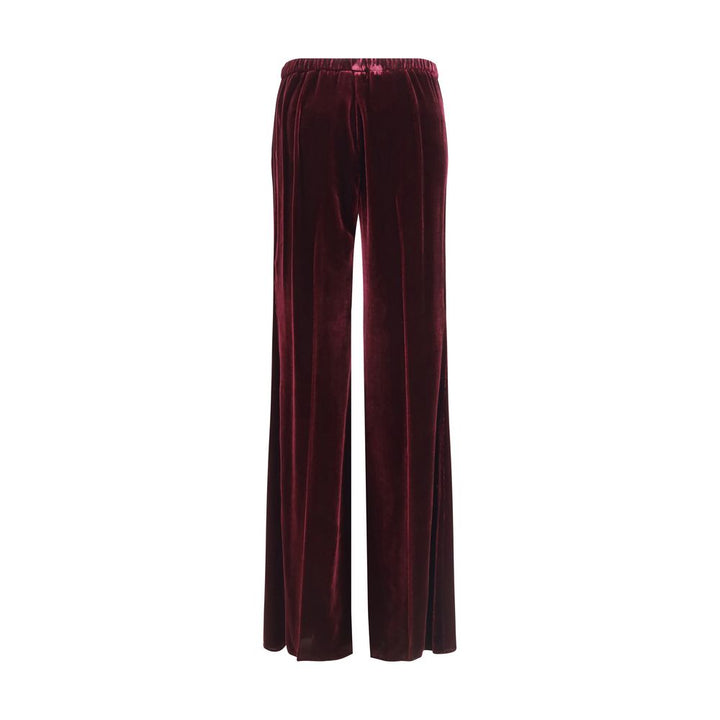 Forte_Forte Flared Trousers in smooth Velvet