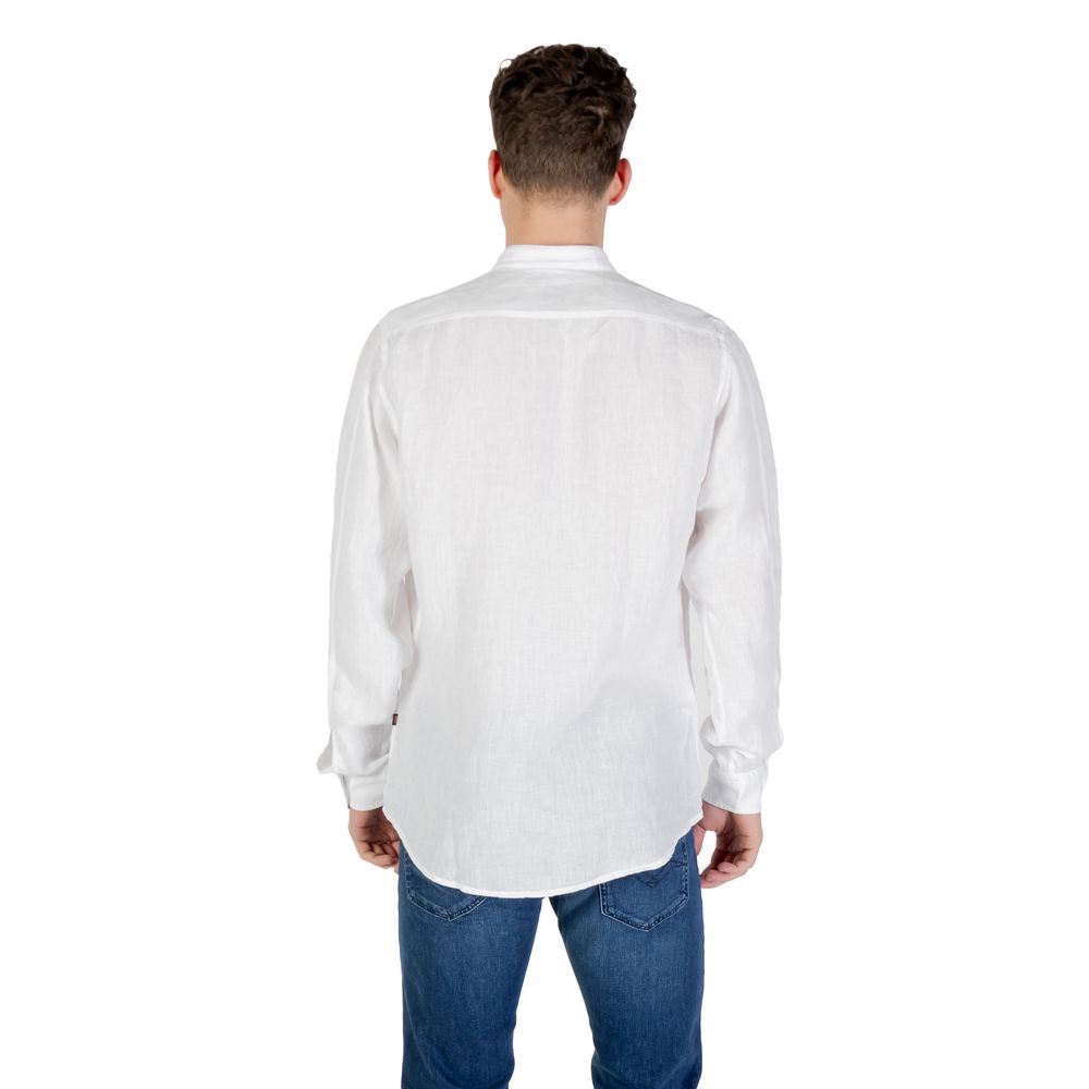 Hugo Boss White Linen Shirt
