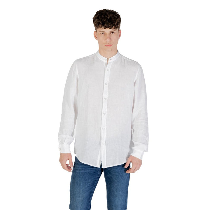 Hugo Boss White Linen Shirt