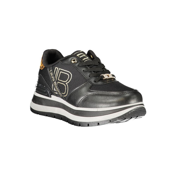 Laura Biagiotti Black Polyester Women Sneaker