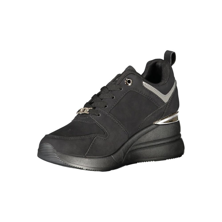 Laura Biagiotti Black Polyester Women Sneaker