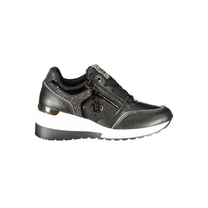 Laura Biagiotti Black Polyester Women Sneaker