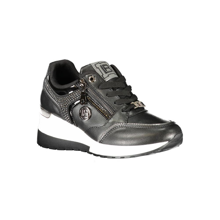 Laura Biagiotti Black Polyester Women Sneaker