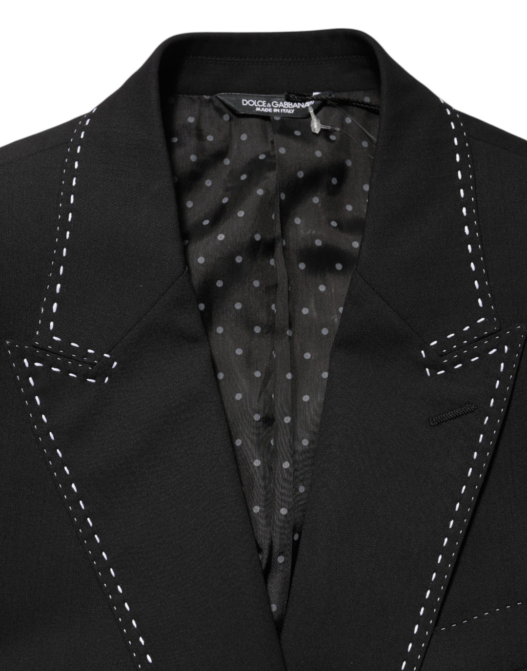 Dolce & Gabbana Black SICILIA 2 Buttons Suit Jacket Blazer