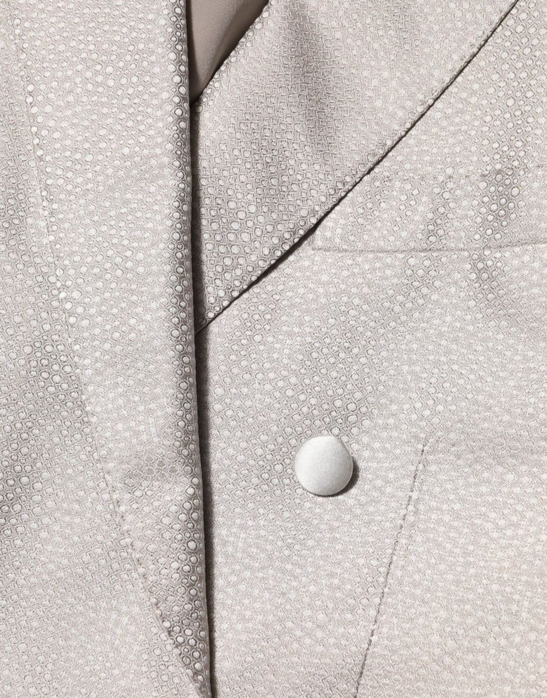 Dolce & Gabbana Beige MARTINI Double-Breasted Suit Blazer