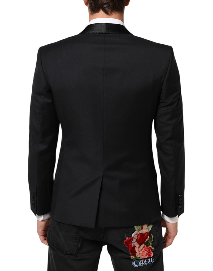 Dolce & Gabbana Black GOLD 1 Button Suit Jacket Men Blazer