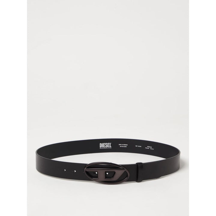 Diesel Black Leather Belt