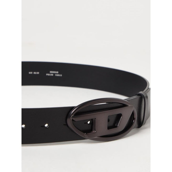 Diesel Black Leather Belt