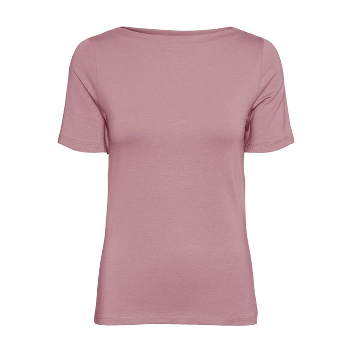 Vero Moda Pink Viscose T-Shirt