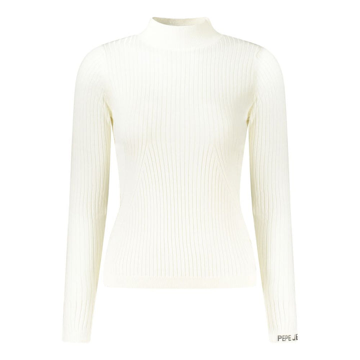 Pepe Jeans White Cotton Sweater