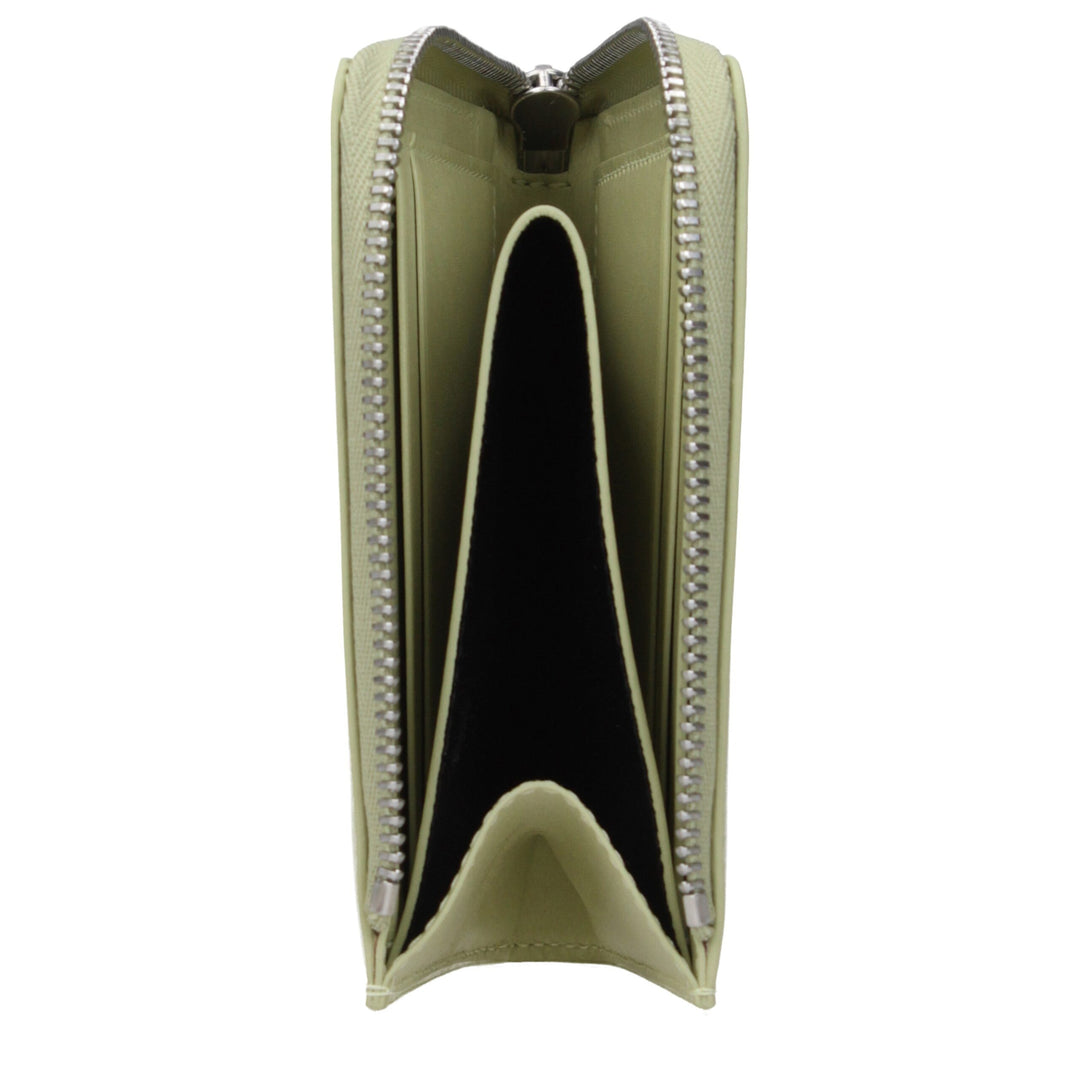 Jil Sander Green Leather Wallets