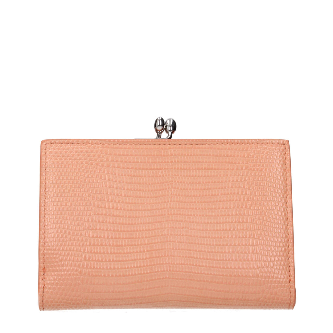 Jil Sander Pink Leather Wallets