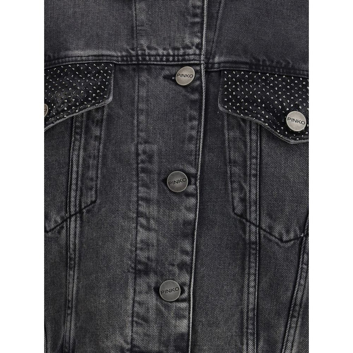 PINKO The Trucker jacket with mini studs