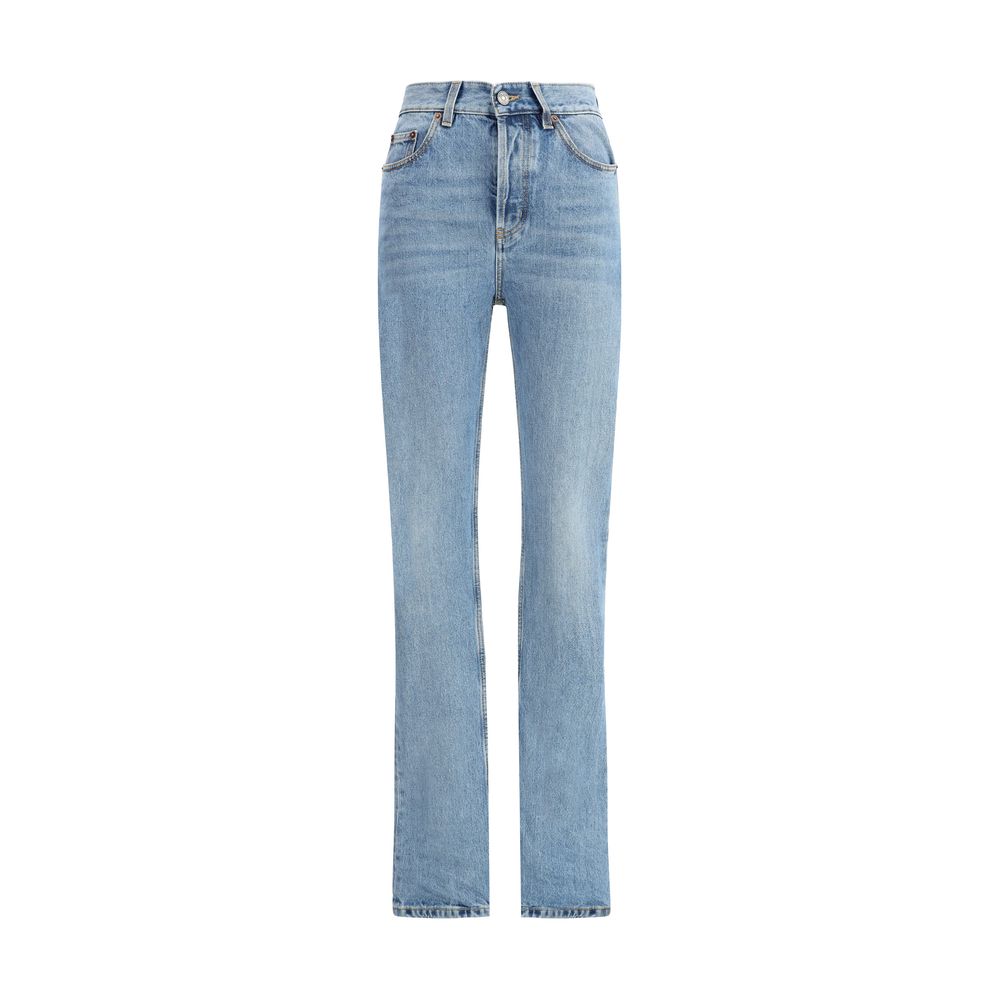 Saint Laurent 90s-inspired slim-fit jeans in denim – SEYMAYKA