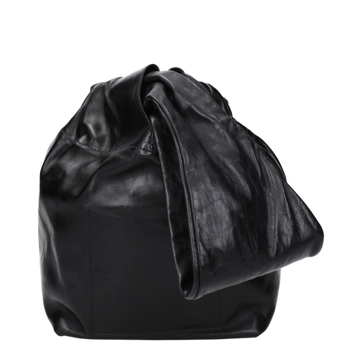 Jil Sander Black Leather Handbags