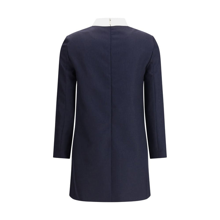Thom Browne High Wool Suiting Shift Dress