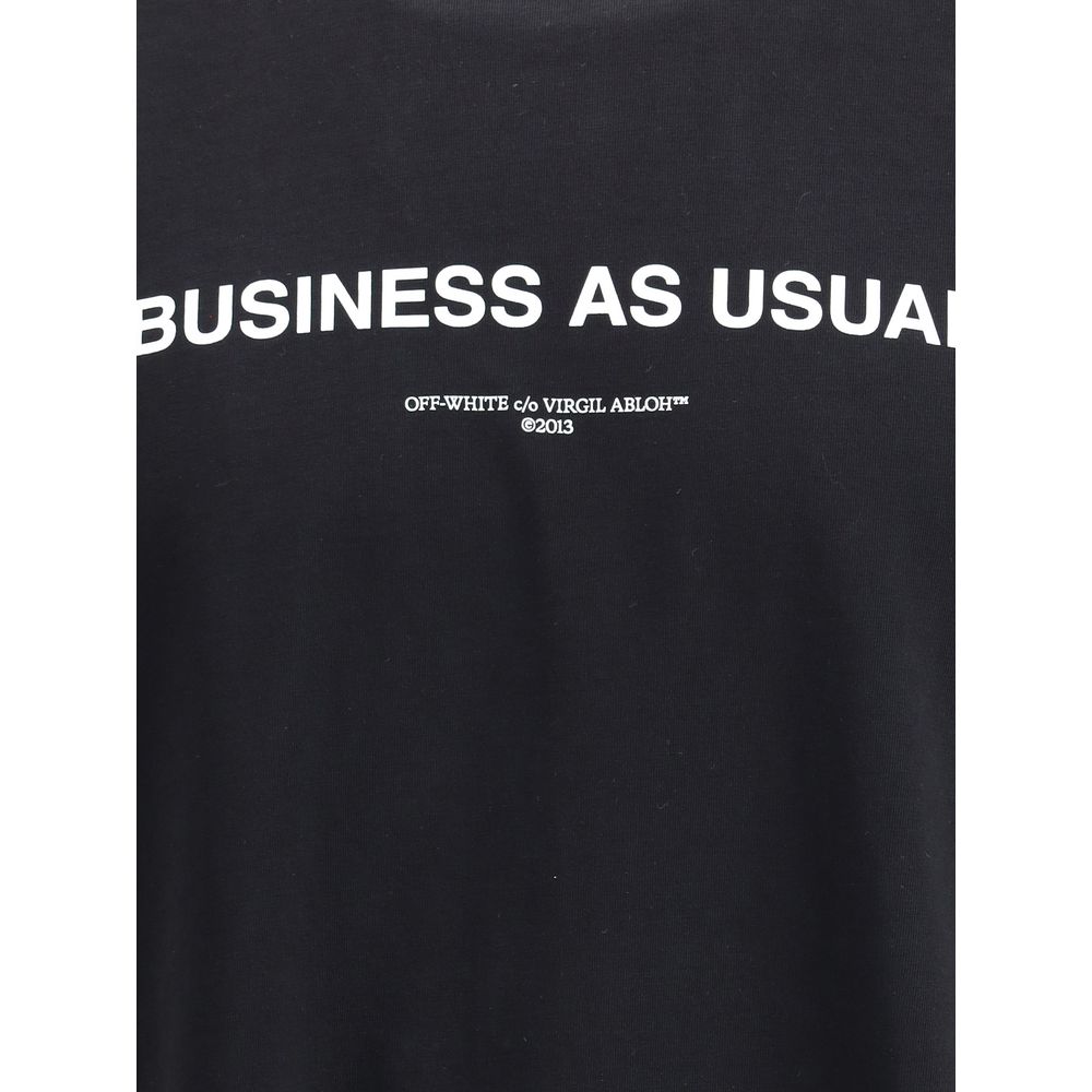 Off-White Business Quote’ T-shirt
